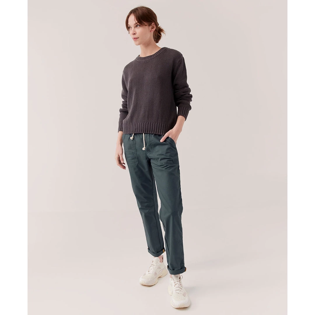 Womens Pact Organic Women Woven Twill Roll Up Pant 1 Womens Pact Organic Women Woven Twill Roll Up Pant