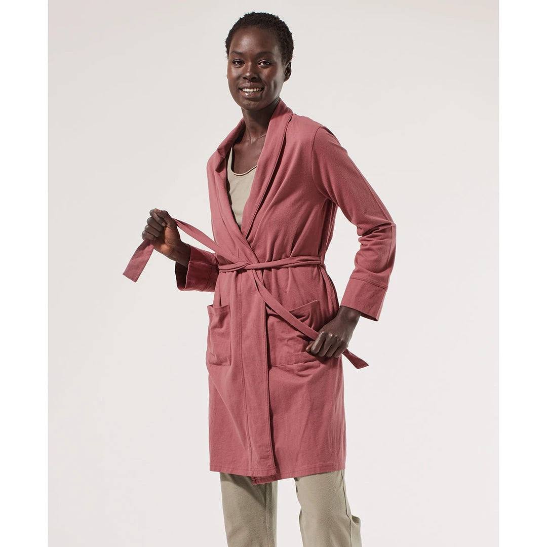 Womens Pact Organic Women Clearance All Ease Pocket Robe 1 Womens Pact Organic Women Clearance All Ease Pocket Robe