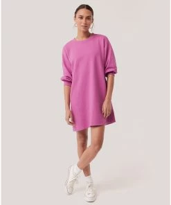 Pact Organic Women Clearance Essential Puff-Sleeve Dress