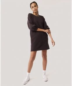 Pact Organic Women Clearance Essential Puff-Sleeve Dress