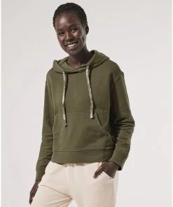 Pact Organic Women Clearance Essential Vintage Hooded Pullover 5 Pact Organic Women Clearance Essential Vintage Hooded Pullover