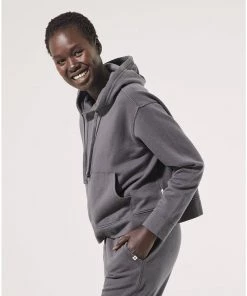 Pact Organic Women Clearance Essential Vintage Hooded Pullover