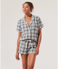 Womens Pact Organic Women Clearance Flannel Fireside Sleep Set