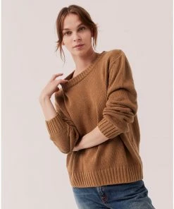 Pact Organic Women Clearance Open-Knit Crew Womens