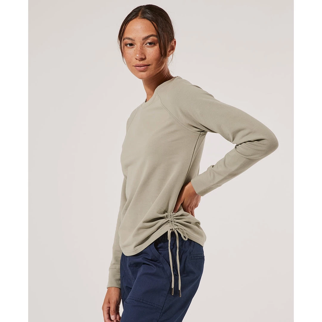 Womens Pact Organic Women Clearance Perfectly Lightweight Cinch Pullover 2 Womens Pact Organic Women Clearance Perfectly Lightweight Cinch Pullover