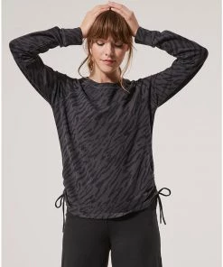 Womens Pact Organic Women Clearance Perfectly Lightweight Cinch Pullover