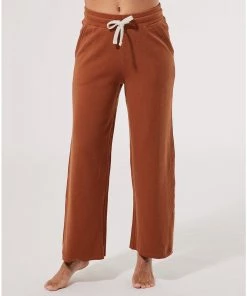 Womens Pact Organic Women Clearance Thermal Waffle Kick Pant