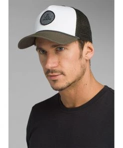 PrAna Mens Patch Logo Trucker Hat