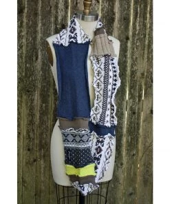 Sutter Larkin Accessories Patchwork Infinity Scarf