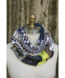 Sutter Larkin Accessories Patchwork Infinity Scarf