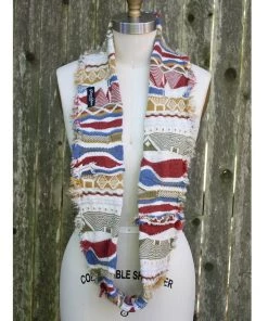 Sutter Larkin Patchwork Multi Color Infinity Scarf Accessories