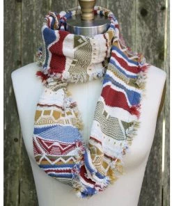Sutter Larkin Patchwork Multi Color Infinity Scarf Accessories