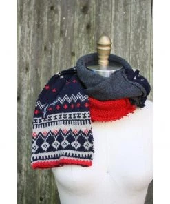 Sutter Larkin Patchwork Winter Scarf Accessories