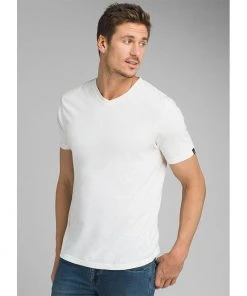 Mens PrAna V-Neck T-Shirt