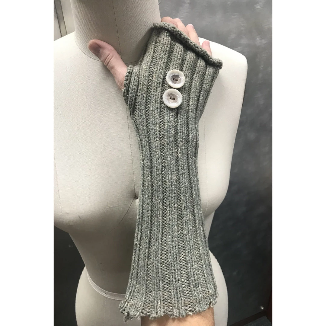 Sutter Larkin Accessories Repurposed Cotton Fingerless Gloves 2 Sutter Larkin Accessories Repurposed Cotton Fingerless Gloves