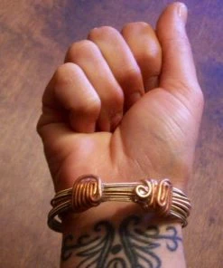Themis And Thread Retune: Upcycled Guitar String Bangle Accessories