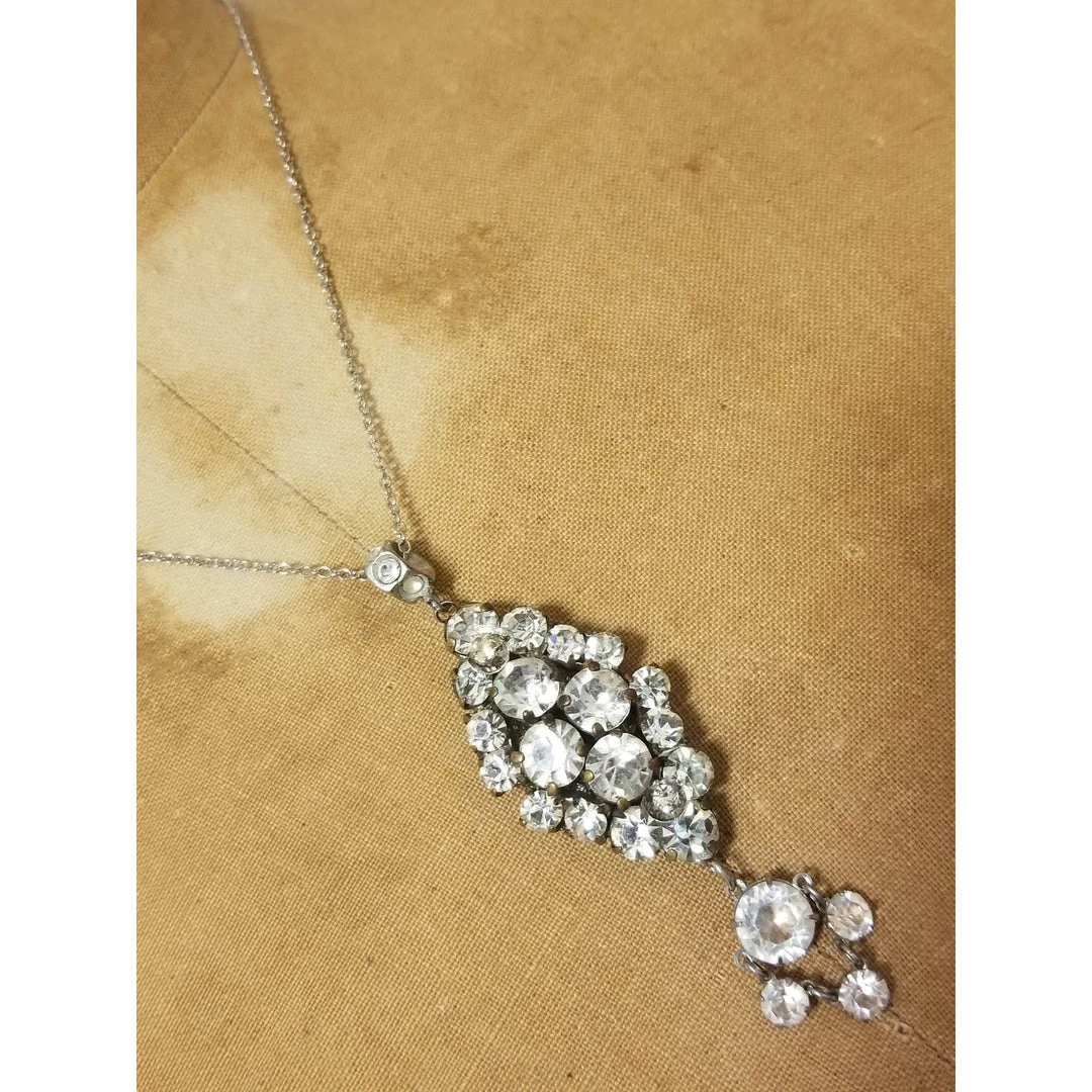 Headpiece Heaven Rhinestone Bridal Necklace Shop By Vendor 2 Headpiece Heaven Rhinestone Bridal Necklace Shop By Vendor