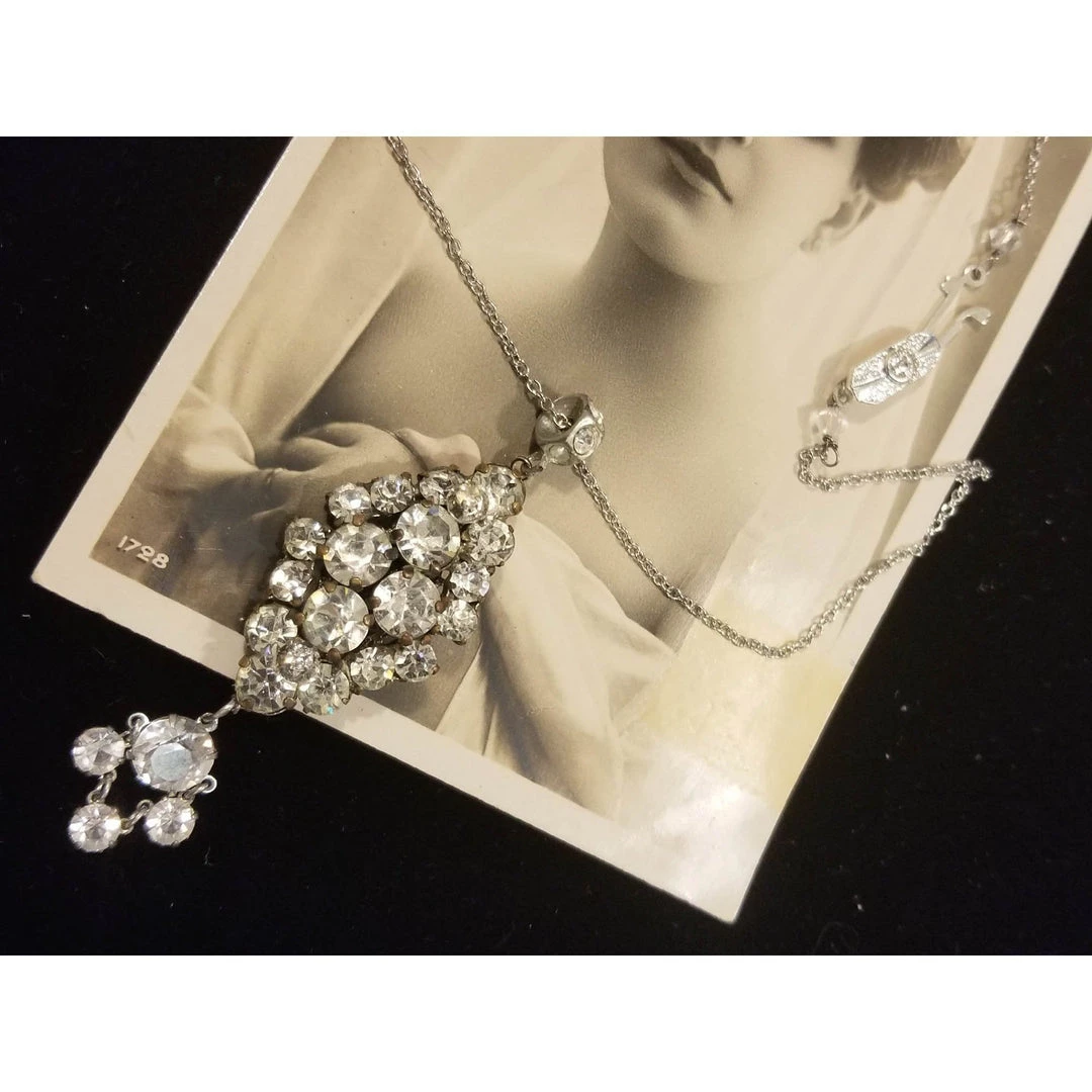 Headpiece Heaven Rhinestone Bridal Necklace Shop By Vendor 3 Headpiece Heaven Rhinestone Bridal Necklace Shop By Vendor