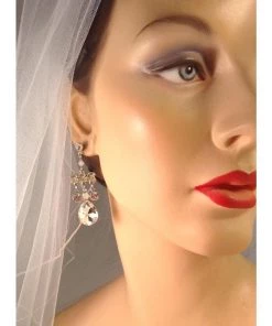 Headpiece Heaven Rhinestone Chandelier Earrings Shop By Vendor