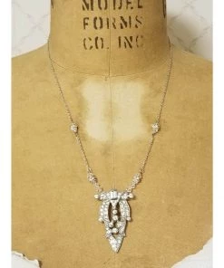 Headpiece Heaven Rhinestone Clip Necklace