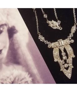 Headpiece Heaven Rhinestone Clip Necklace