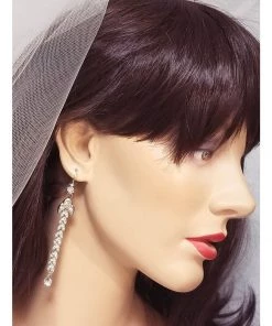 Headpiece Heaven Shop By Vendor Rhinestone Dangle Earrings