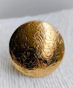 Tracy Burton Shiny Golden Adjustable Ring