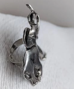 Tracy Burton Shop By Vendor Silver Lucky Elephant Upcycled Ring