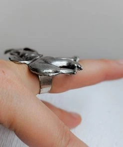 Tracy Burton Shop By Vendor Silver Lucky Elephant Upcycled Ring