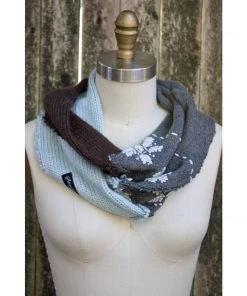 Sutter Larkin Snowflake Patchwork Infinity Scarf Accessories