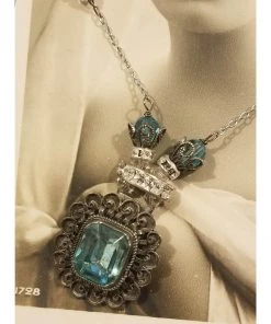Headpiece Heaven Shop By Vendor Something Blue Necklace