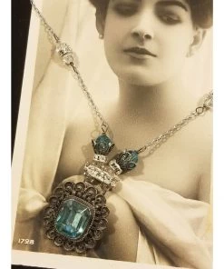 Headpiece Heaven Shop By Vendor Something Blue Necklace