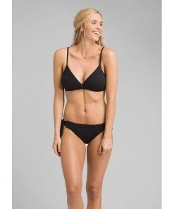 PrAna Speckle Ribbed Bikini Top Womens