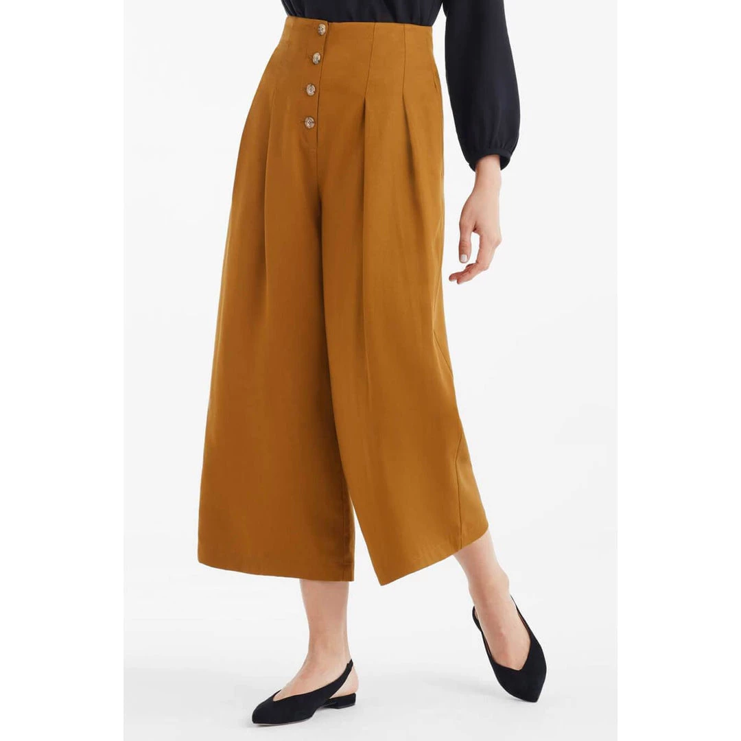 VETTA The Button Fly Culottes 1 VETTA The Button Fly Culottes