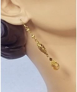 Headpiece Heaven Topaz Filigree Earrings Shop By Vendor