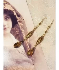 Headpiece Heaven Topaz Filigree Earrings Shop By Vendor