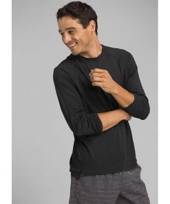 PrAna Mens Transverse Long Sleeve Crew