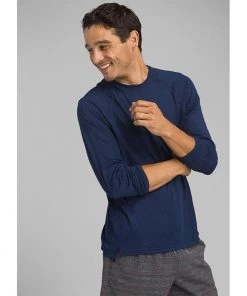 PrAna Mens Transverse Long Sleeve Crew