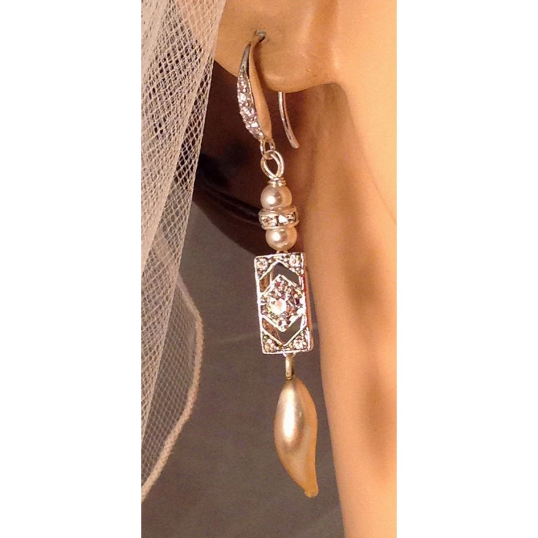 Headpiece Heaven Vintage Pearl Dangles Shop By Vendor