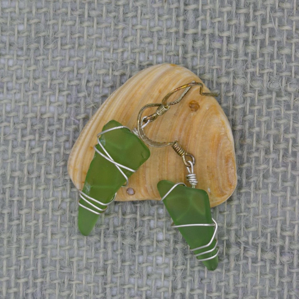 Themis And Thread White Seneca Sea Glass Earrings Accessories 9 Themis And Thread White Seneca Sea Glass Earrings Accessories