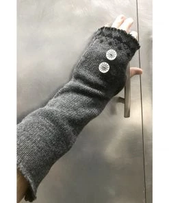 Sutter Larkin Accessories Wool Patchwork Fingerless Gloves