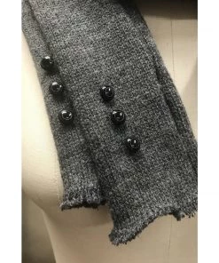 Sutter Larkin Accessories Wool Patchwork Fingerless Gloves