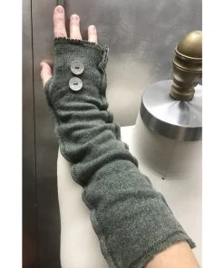 Sutter Larkin Wool Patchwork Fingerless Gloves Accessories