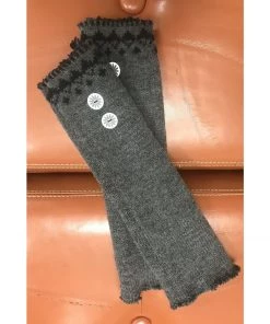 Sutter Larkin Accessories Wool Patchwork Fingerless Gloves