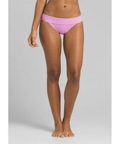PrAna Womens Xochil Cheeky Ribbed Bikini Bottom